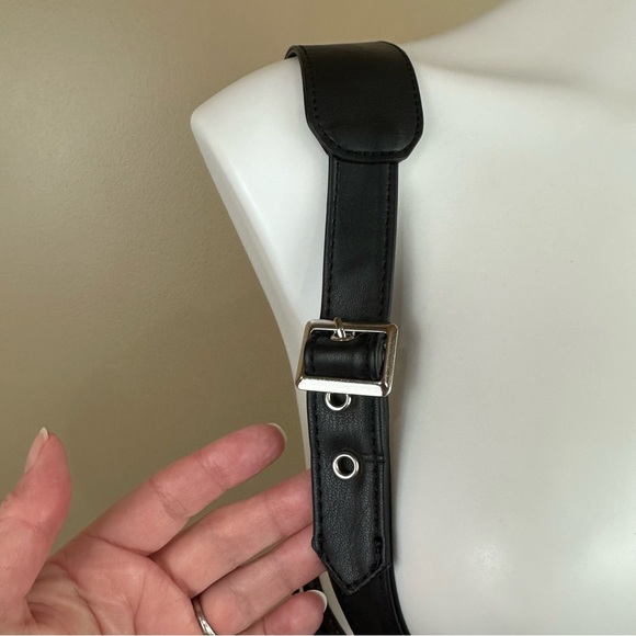 Killstar Tempest Purple Tartan Plaid Pencil Skirt Suspenders Goth Edgy Medium - Picture 5 of 15